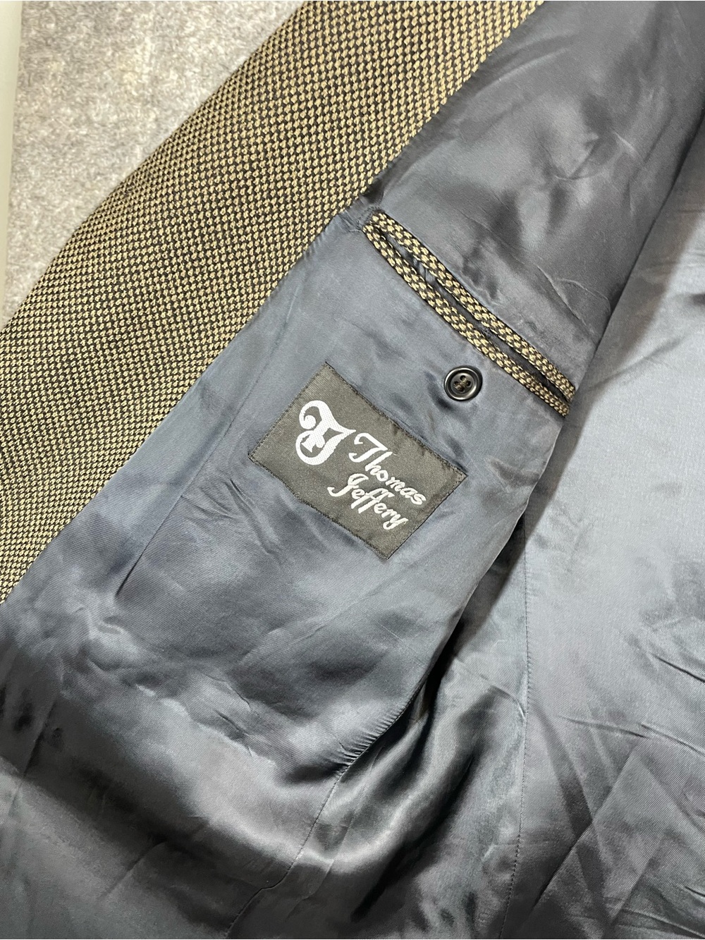 Strellson Wool Blazer Brown 52EU Tailored Luxury Career Sport Coat Business - Picture 10 of 16